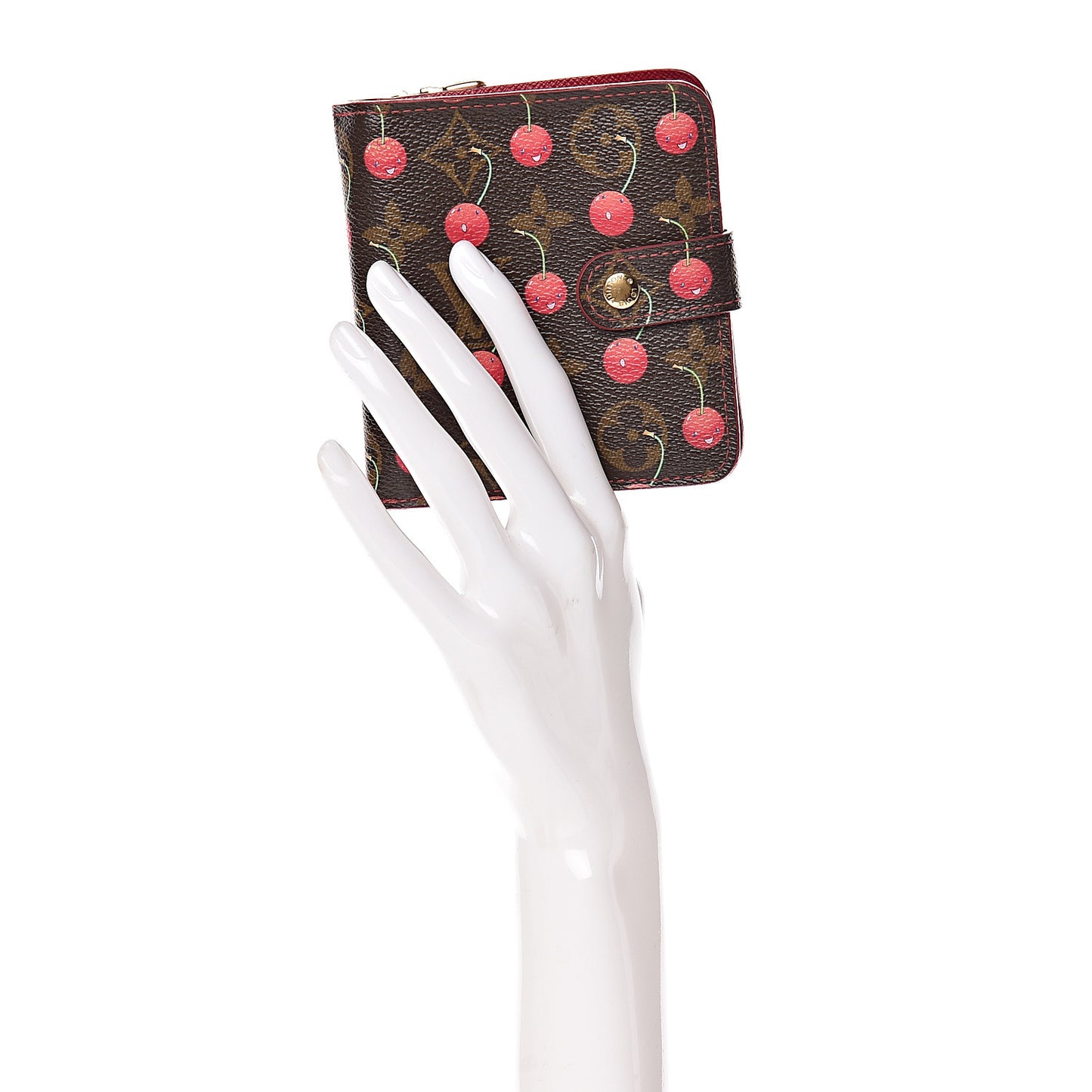 Monogram Cerises Compact Zippe Wallet