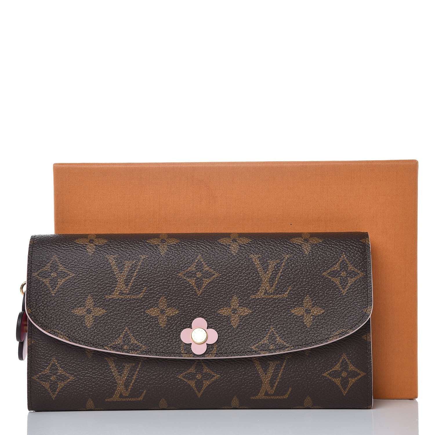 Louis Vuitton Monogram Bloom Flower Emilie Wallet 8 of 8