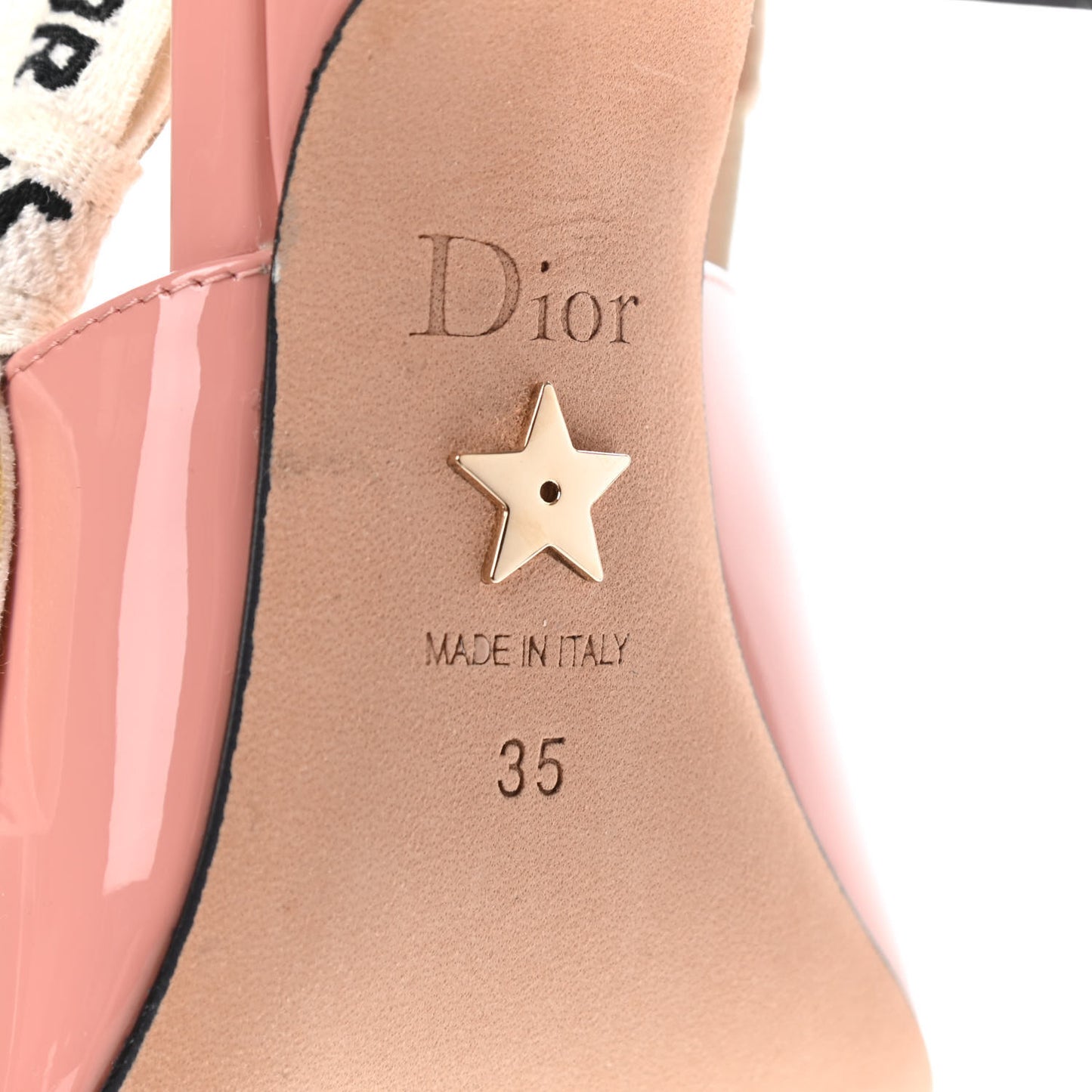 Patent Ribbon J'Adior Slingback 65mm Pumps 35 Pink
