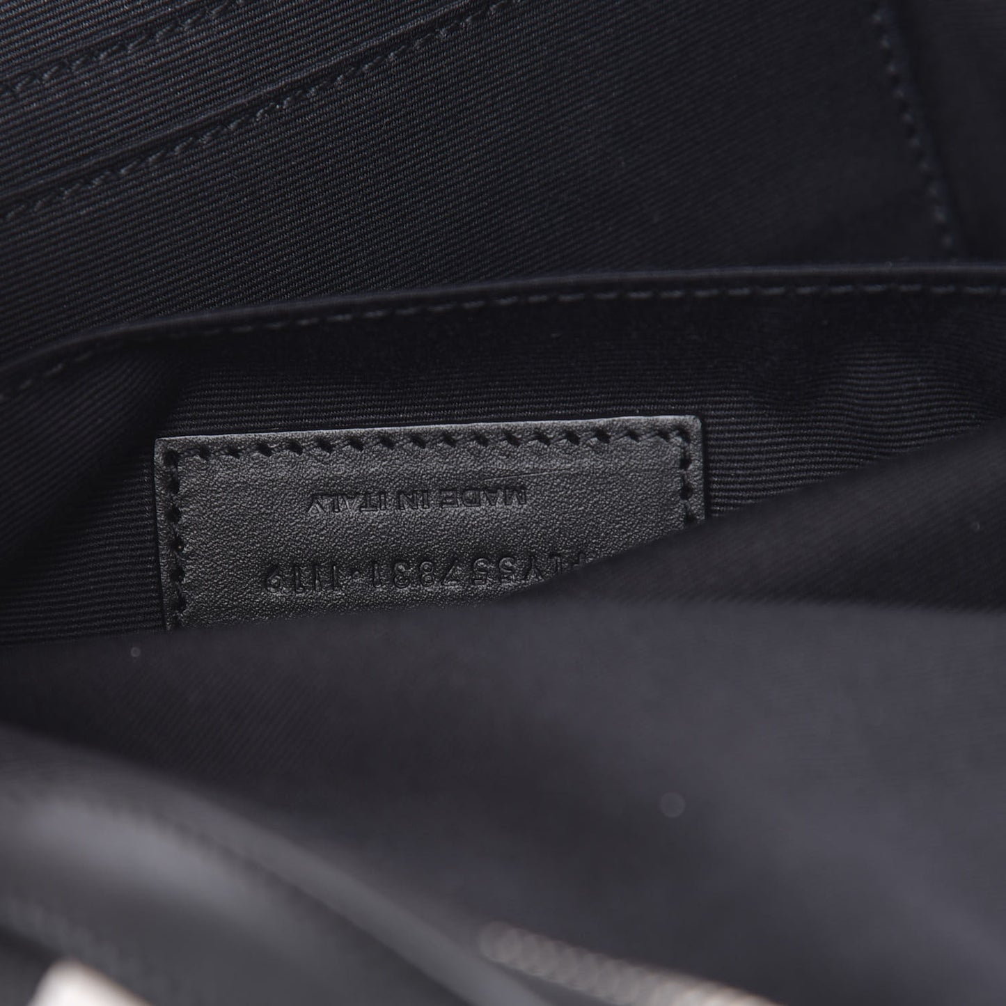 Canvas Classic Belt Bag Black White