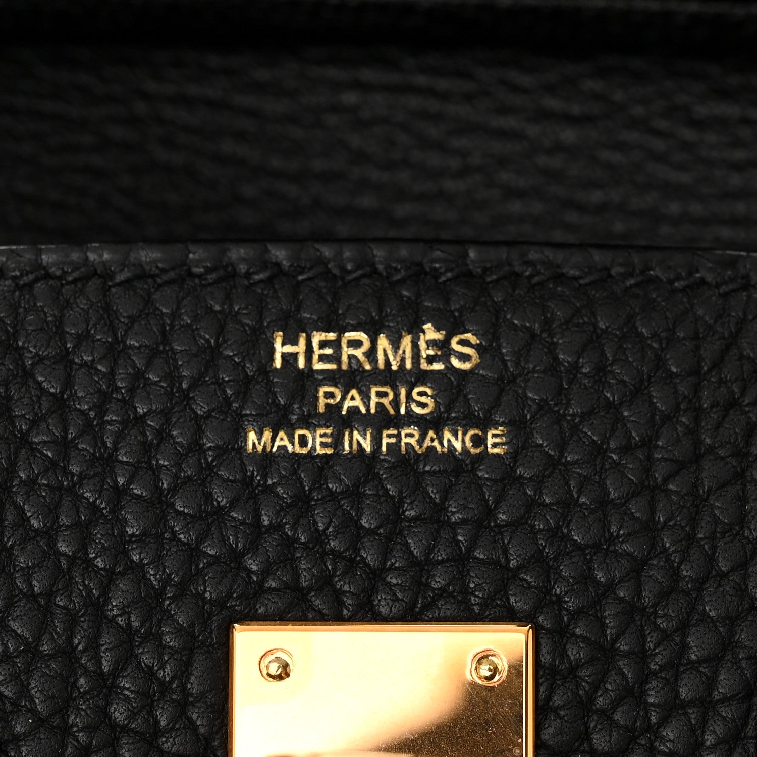 Hermes Togo Birkin 25 Black 6 of 12