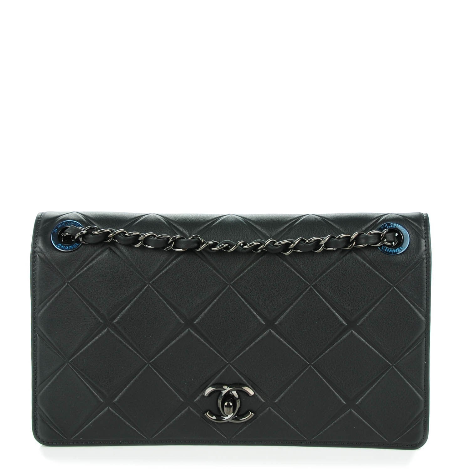 Chanel Calfskin Small Propeller Flap Black 1 of 8