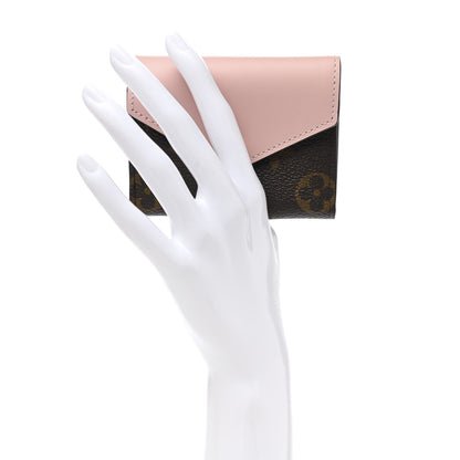 Louis Vuitton Monogram Zoe Wallet Rose Ballerine 2 of 7