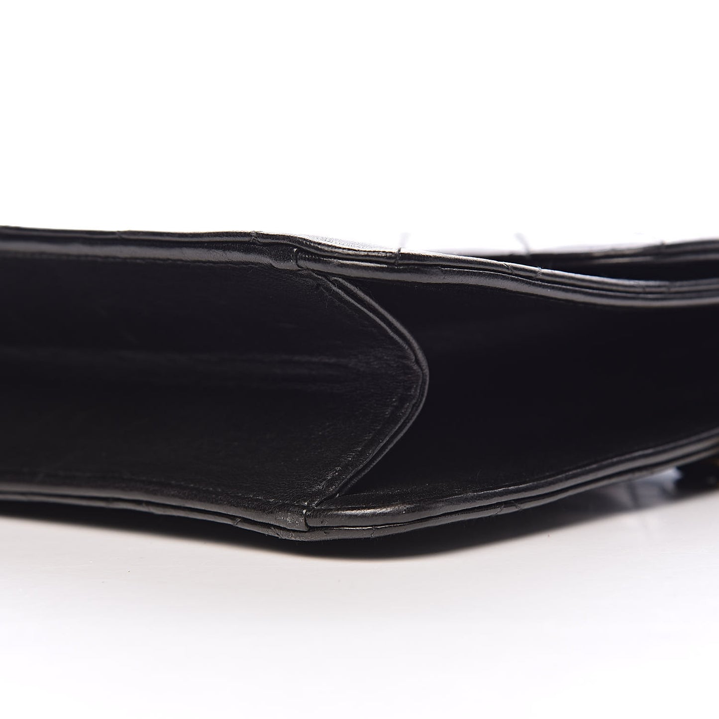 Lambskin Quilted Medium Single Flap Black