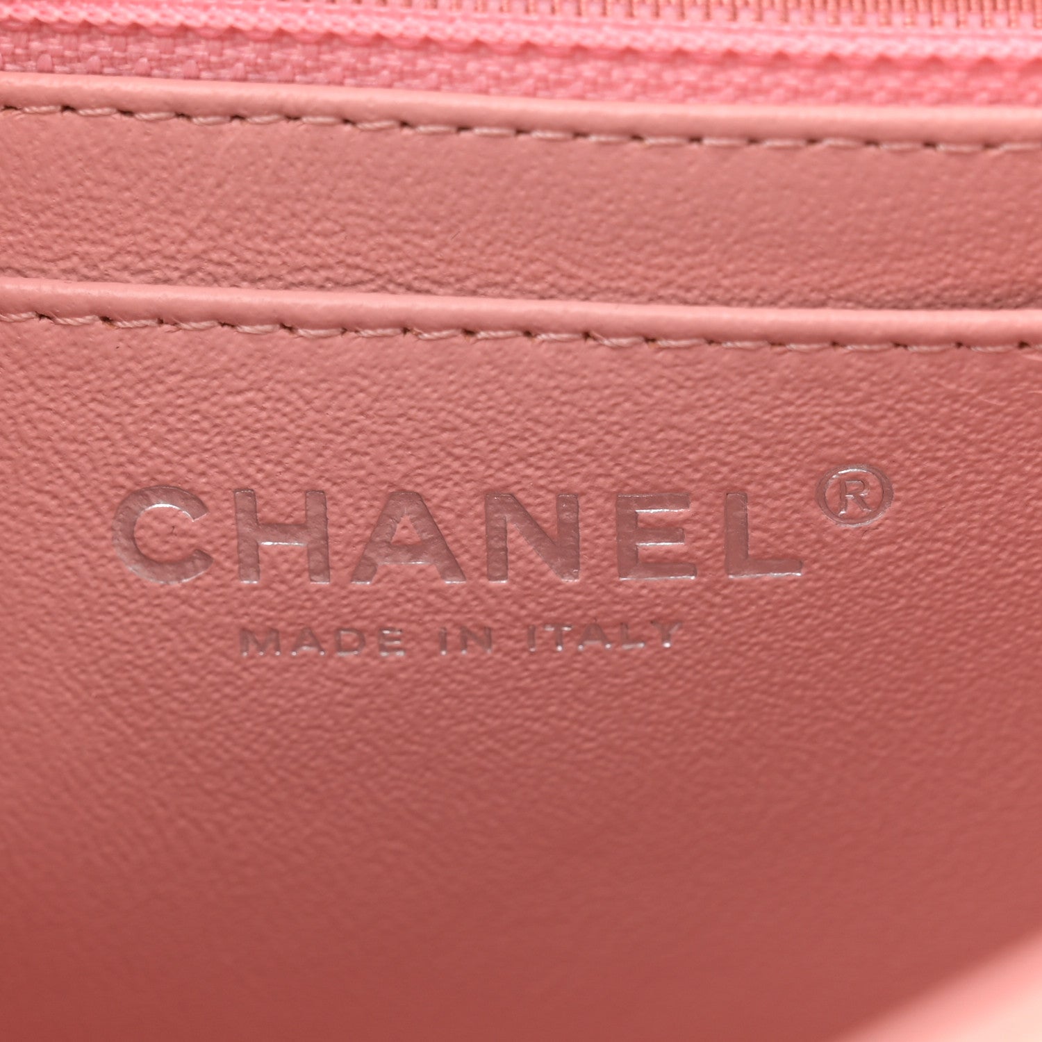 Chanel Patent Quilted Mini Square Flap Pink 6 of 11