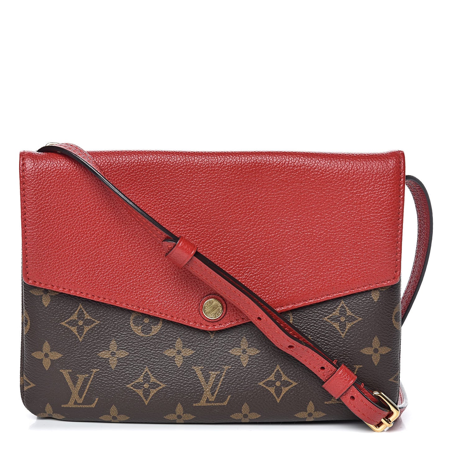 Monogram Twice Pochette Cherry