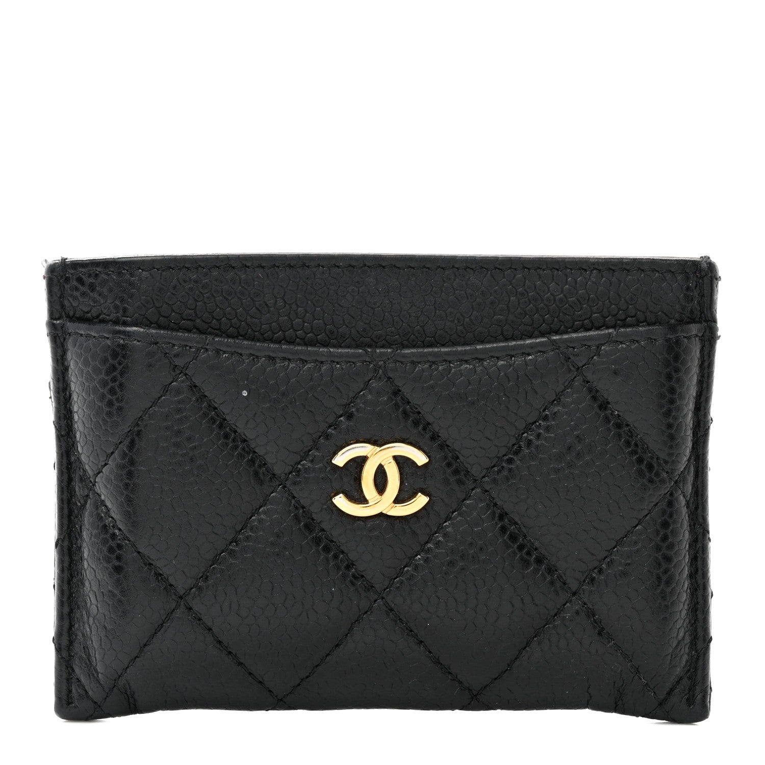 Chanel Caviar Quilted Card Holder Black 1 of 11