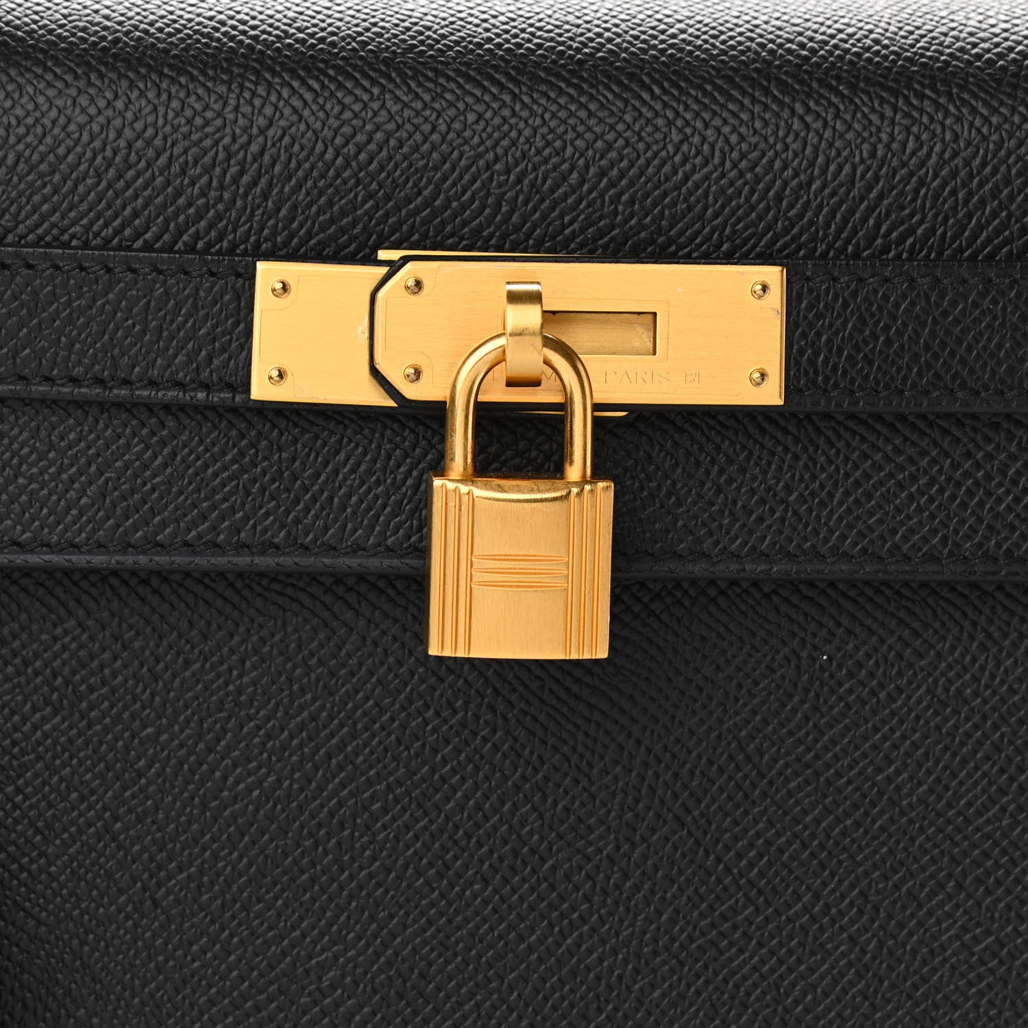 Hermes Epsom Horseshoe Kelly Sellier 28 Black 8 of 14