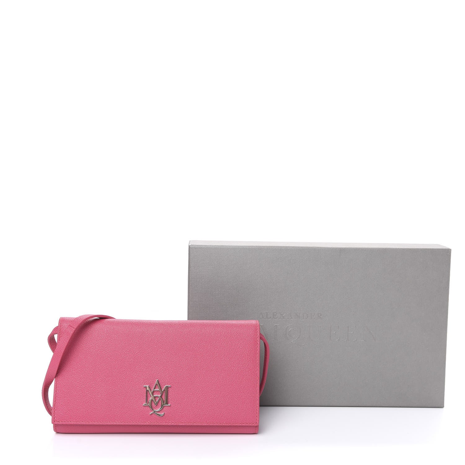 Alexander McQueen Calfskin Insignia Pouch Pink 10 of 10