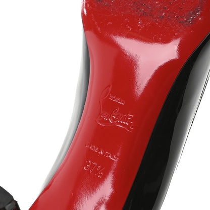 Christian Louboutin Patent Dolly 70 Pumps 37.5 Black 7 of 8