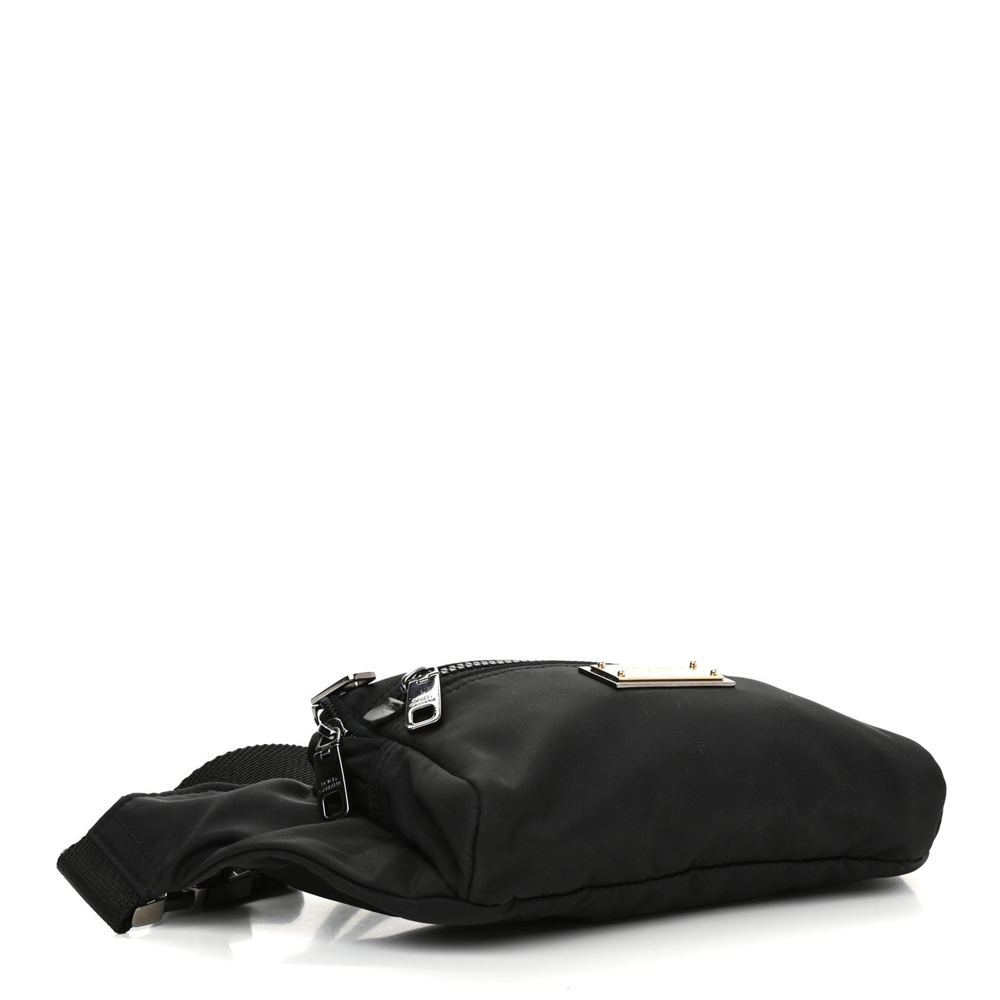 Nylon Logo Belt Bag Black