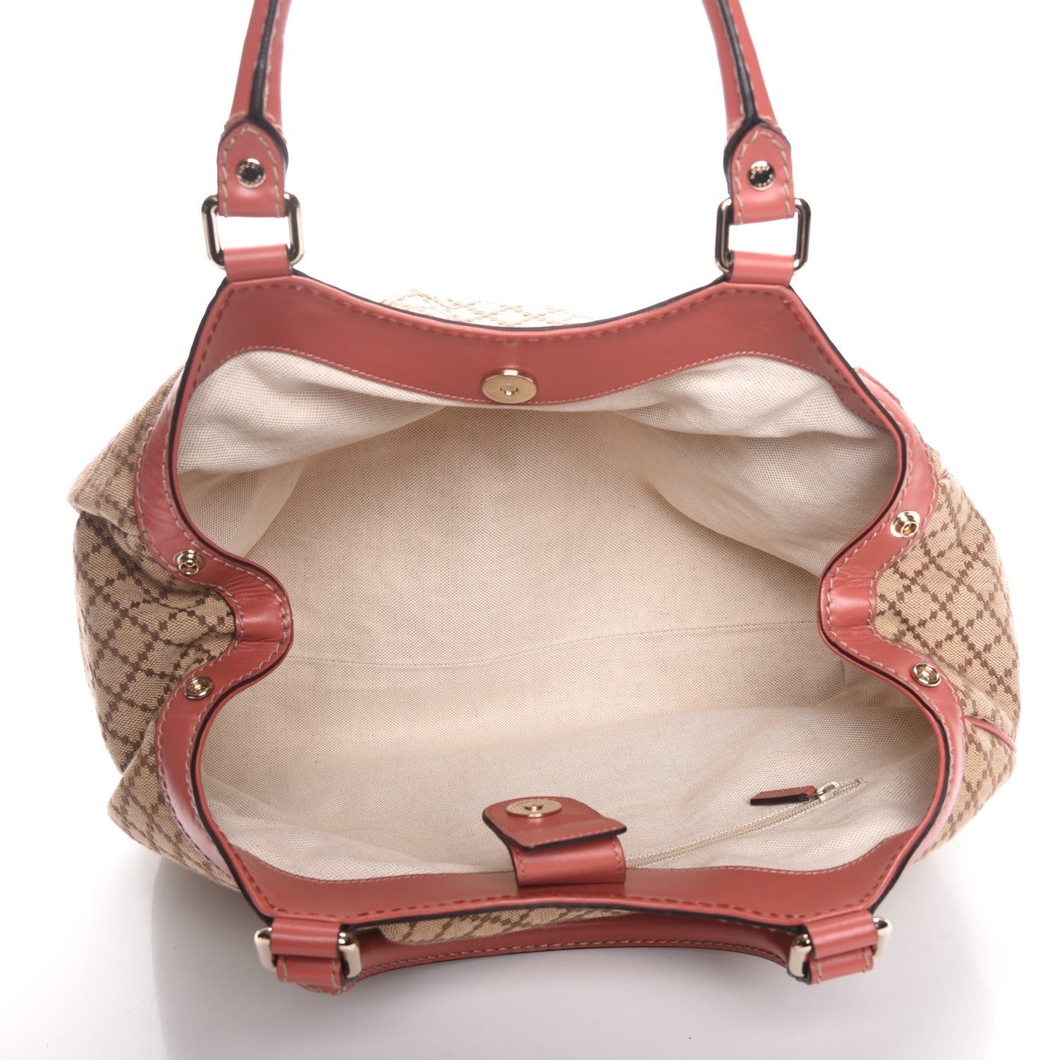 Gucci Diamante Medium Sukey Tote Coral 5 of 7