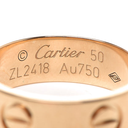 Cartier 18K Yellow Gold 5.5mm LOVE Ring 50 5.25 4 of 4