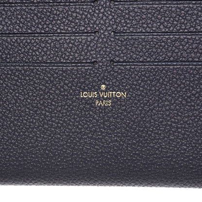 Louis Vuitton Calfskin Felicie Chain Wallet Card Holder Insert Marine Rouge 6 of 6