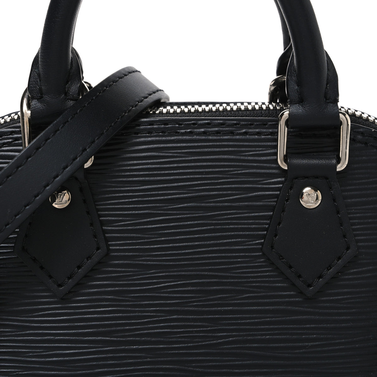 Louis Vuitton Epi Alma Nano Black 7 of 9