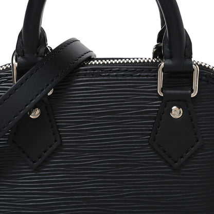 Louis Vuitton Epi Alma Nano Black 7 of 9