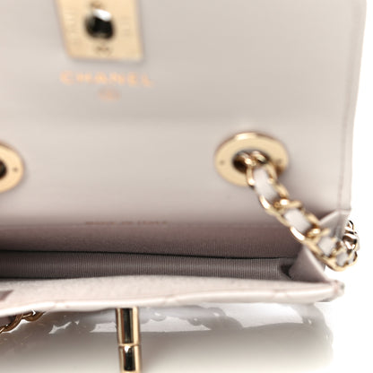 Chanel Lambskin Quilted Trendy CC Card Holder On Chain Light Pink 5 of 12