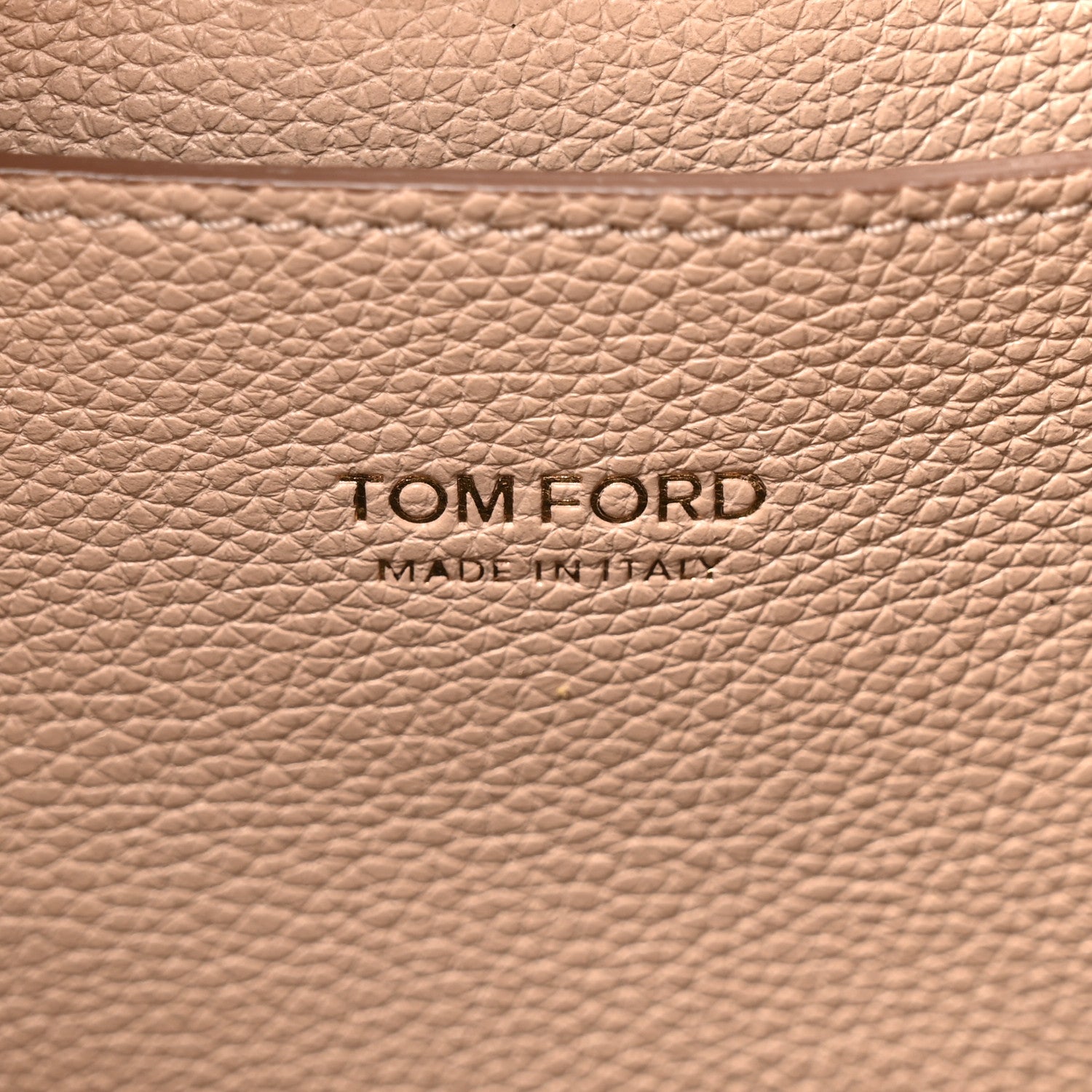 Tom Ford Grained Calfskin Small Padlock Top Handle Beige 6 of 12