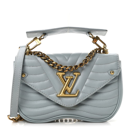 Louis Vuitton Calfskin New Wave Chain PM Porcelain Blue 1 of 9
