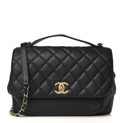 Chanel Caviar Quilted Large Business Affinity Flap Black 1 of 11