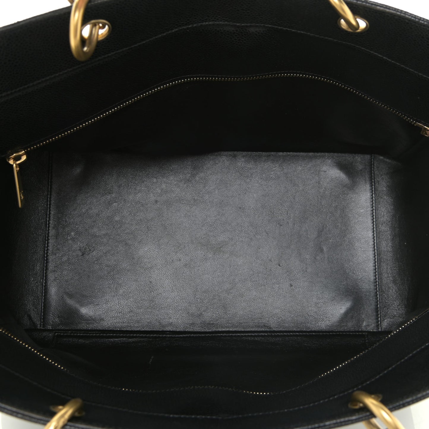 Caviar Quilted Grand Timeless Tote GTT Black
