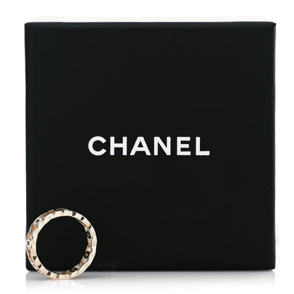 Chanel Metal CC Ring 6 52 Gold 6 of 6