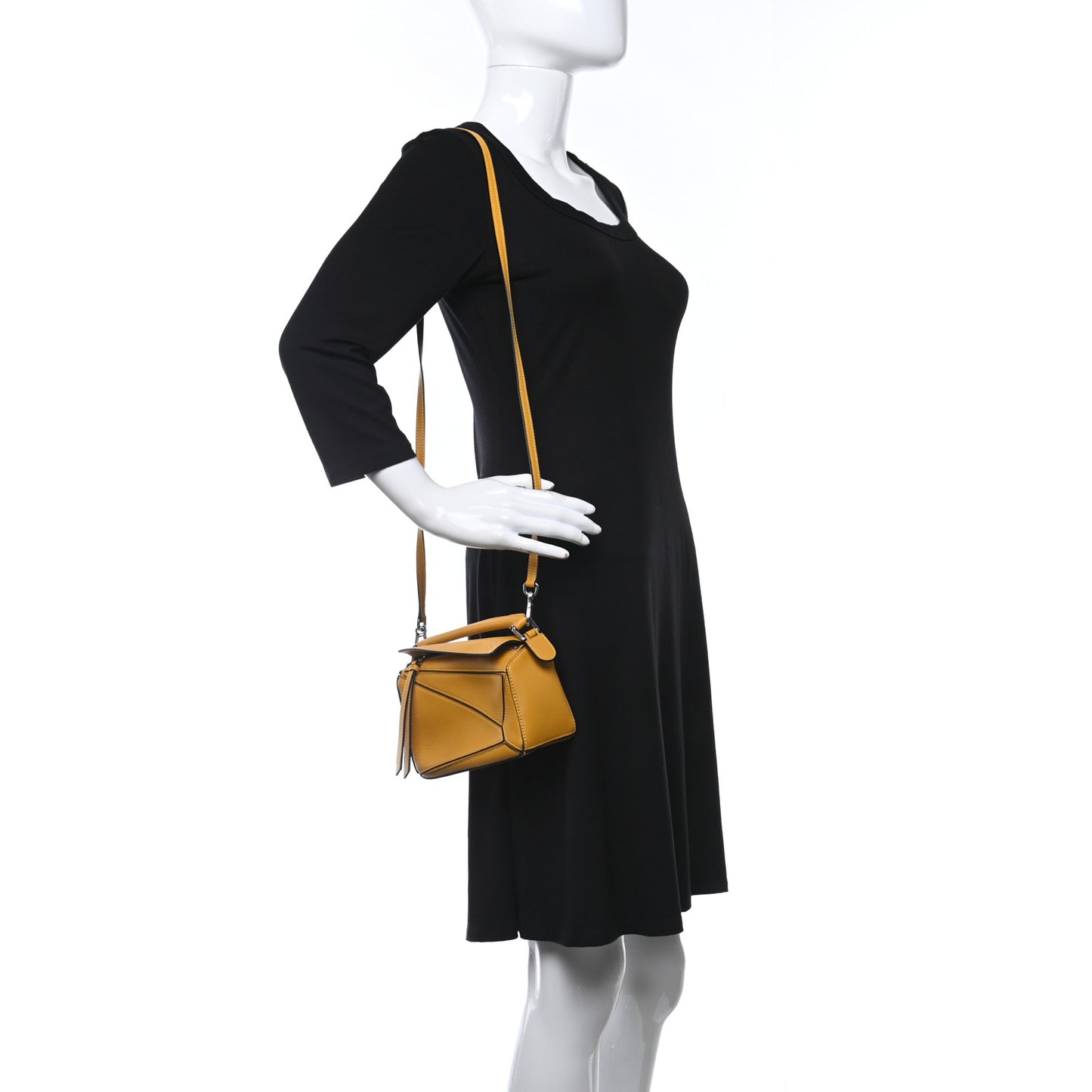 Calfskin Mini Puzzle Bag Narcisus Yellow