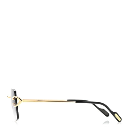 Cartier Metal C Decor Motif Sunglasses CT0330S Gold 3 of 8