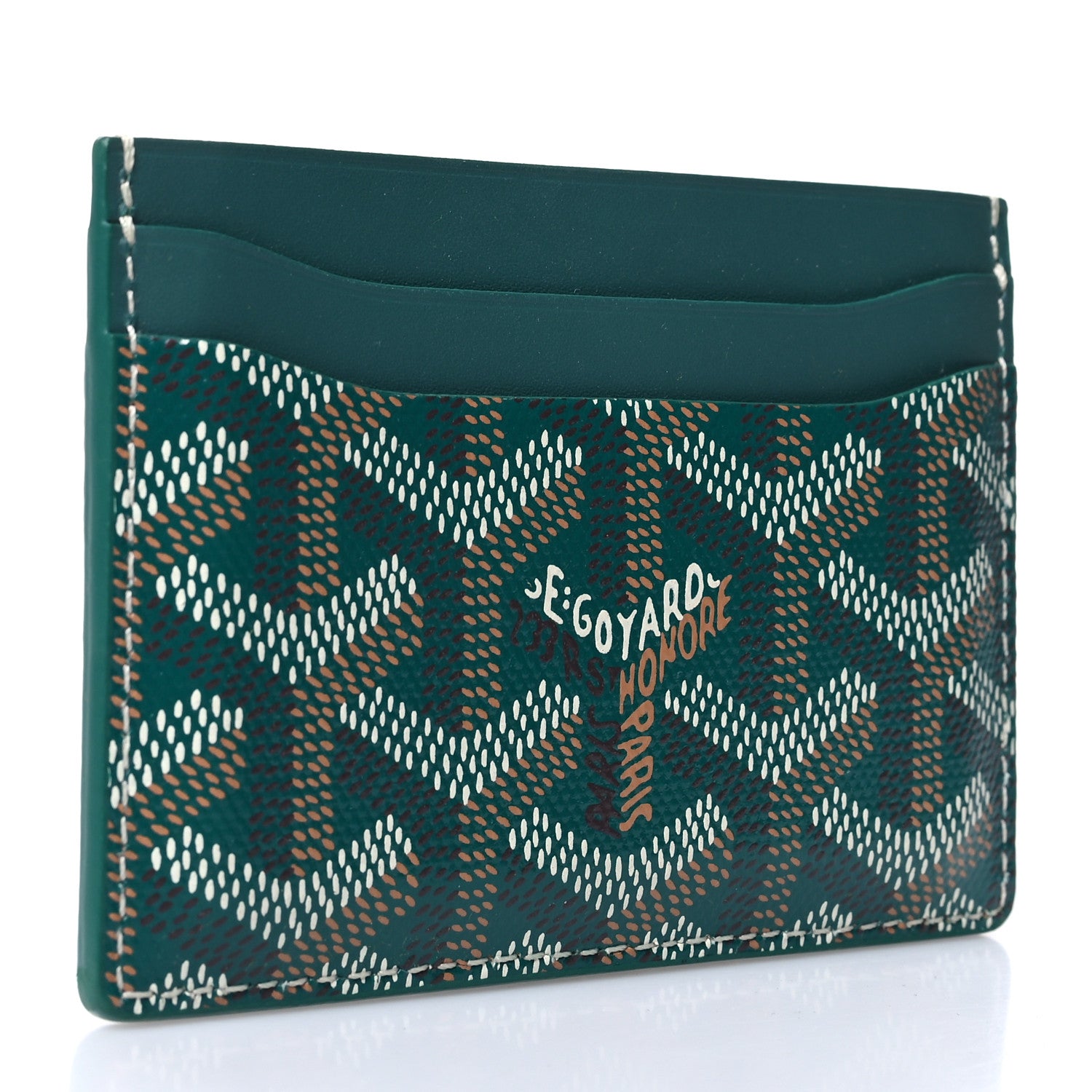 Goyard Goyardine Saint Sulpice Card Holder Green 3 of 10