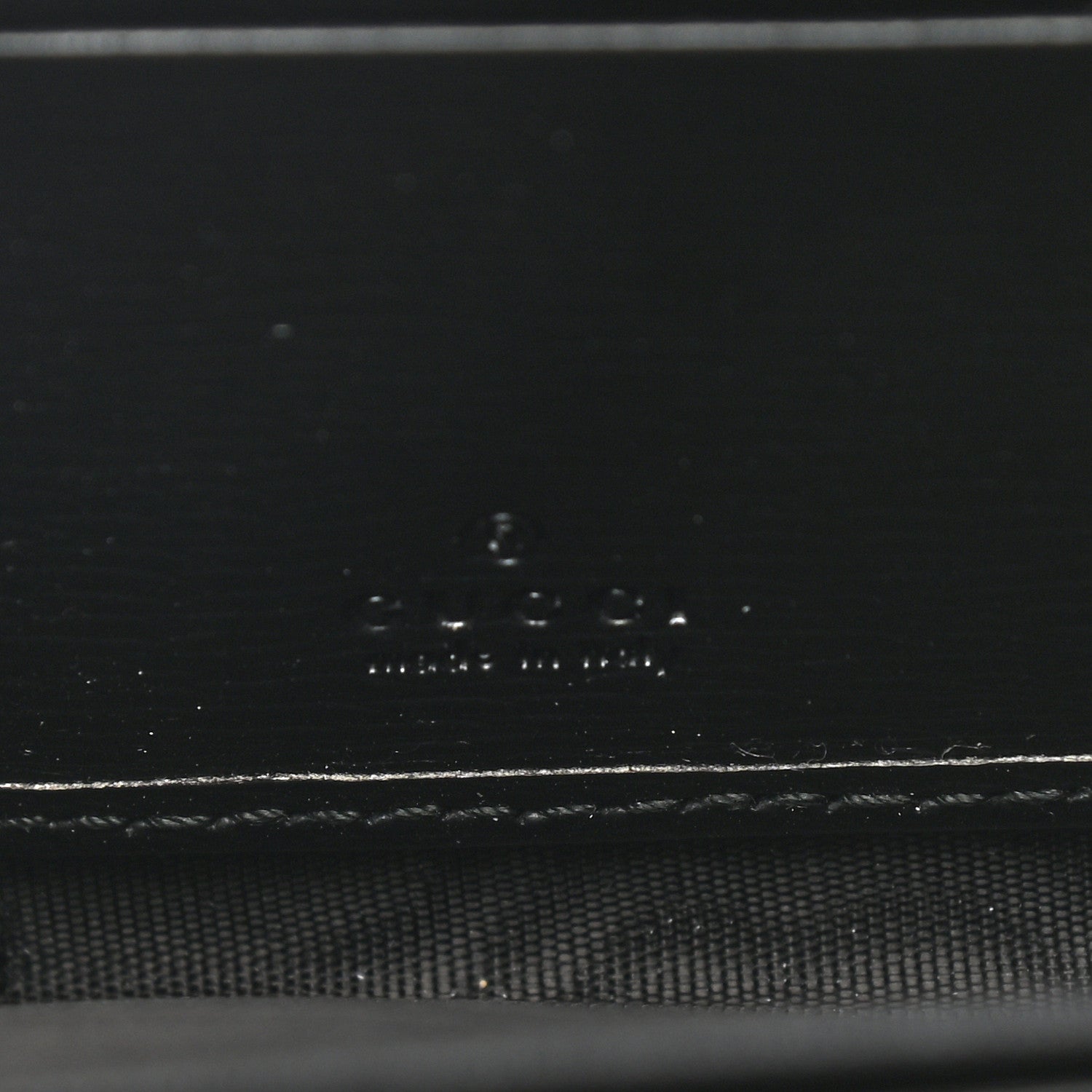 Gucci Calfskin Kingsnake Zip Around Wallet Black 6 of 9