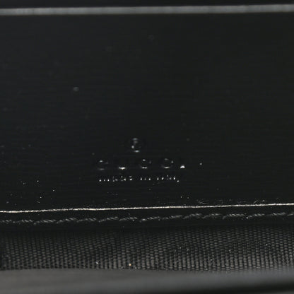 Gucci Calfskin Kingsnake Zip Around Wallet Black 6 of 9
