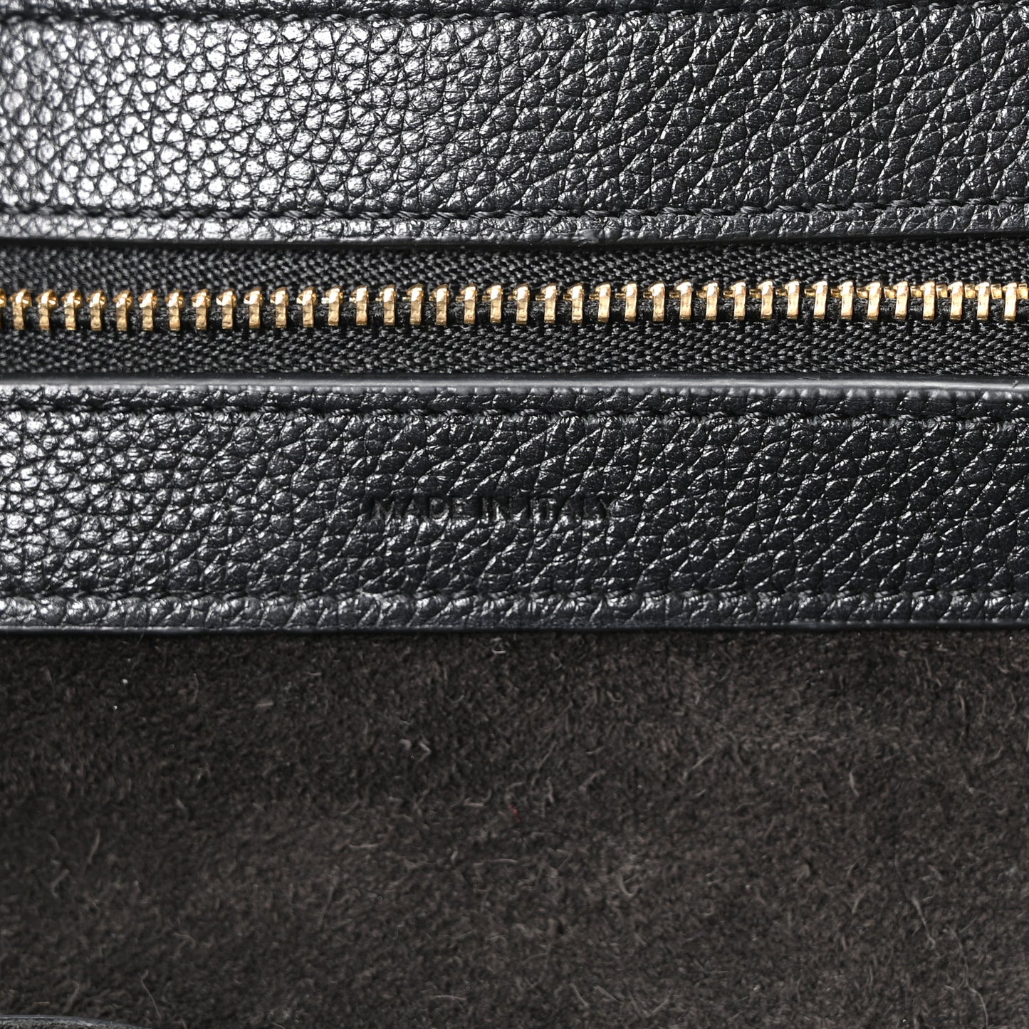 Soft Grained Calfskin Small Belt Cabas Phantom Black