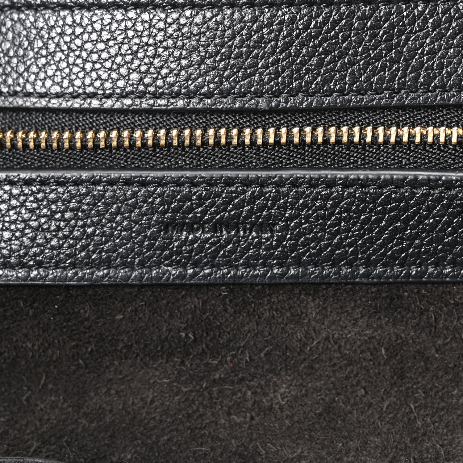 Celine Soft Grained Calfskin Small Belt Cabas Phantom Black 7 of 10