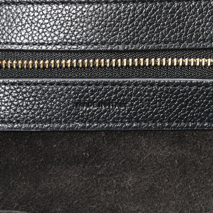Celine Soft Grained Calfskin Small Belt Cabas Phantom Black 7 of 10