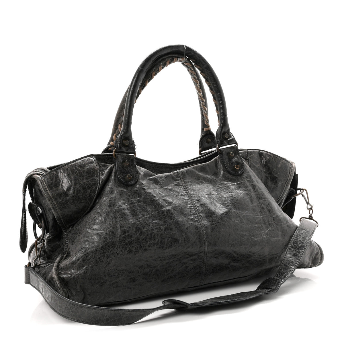 Balenciaga Agneau Classic Hardware Part Time Anthracite 4 of 12