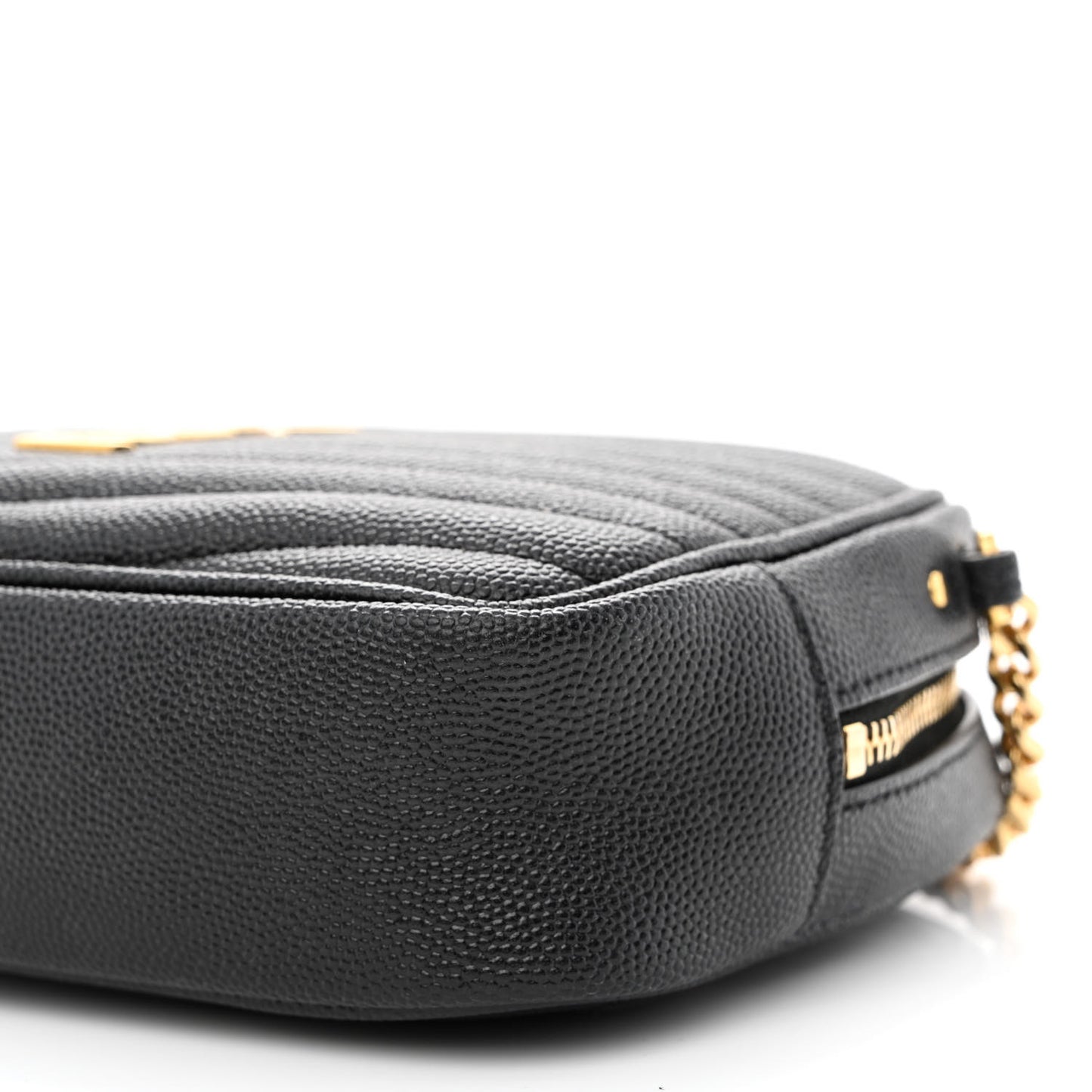Grain De Poudre Matelasse Monogram Mini Lou Camera Bag Black