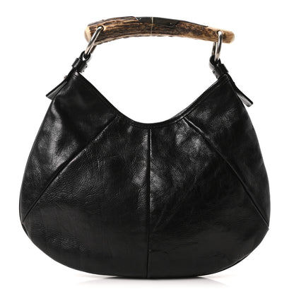 Saint Laurent Buffalo Horn Small Mombasa Hobo Black 1 of 10