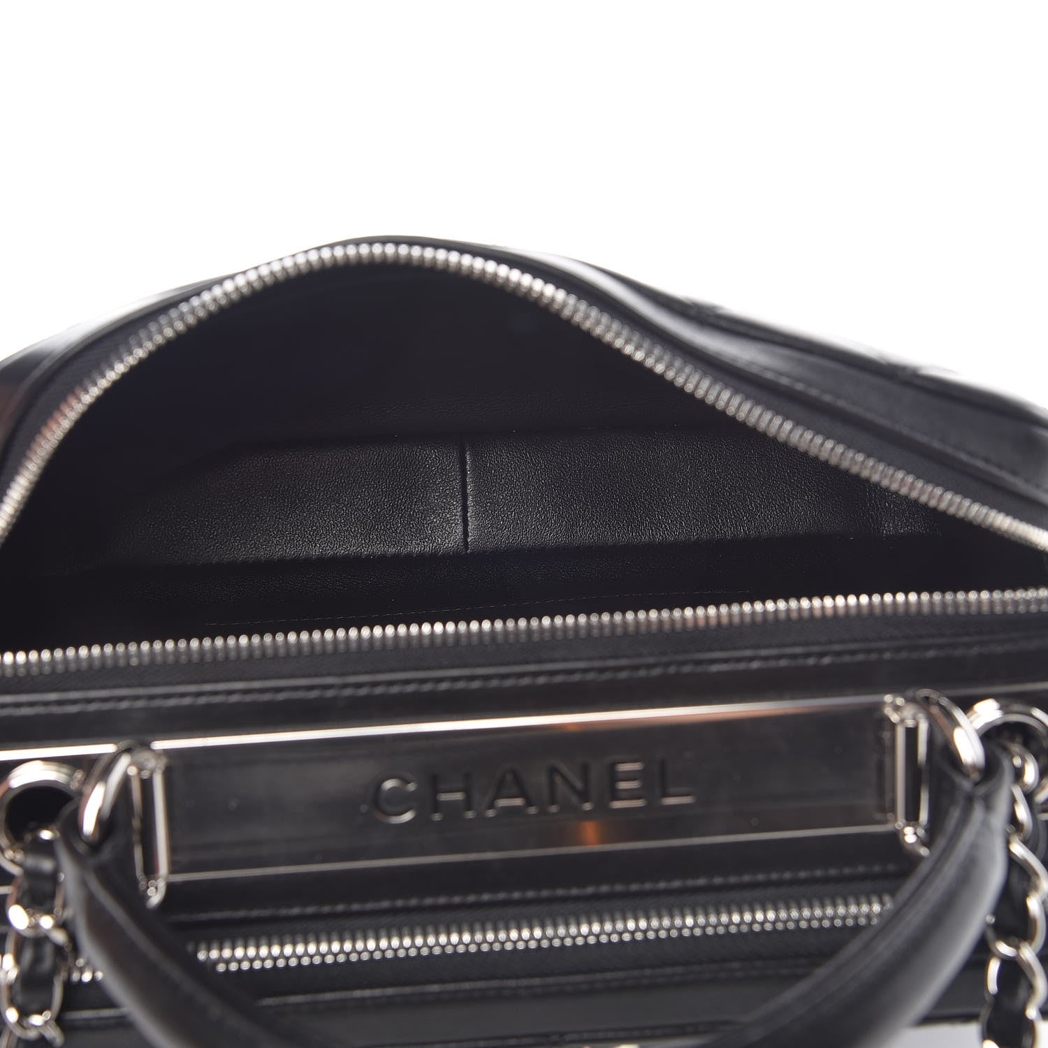 Chanel Lambskin Quilted Medium Trendy CC Bowling Bag Black 6 of 10