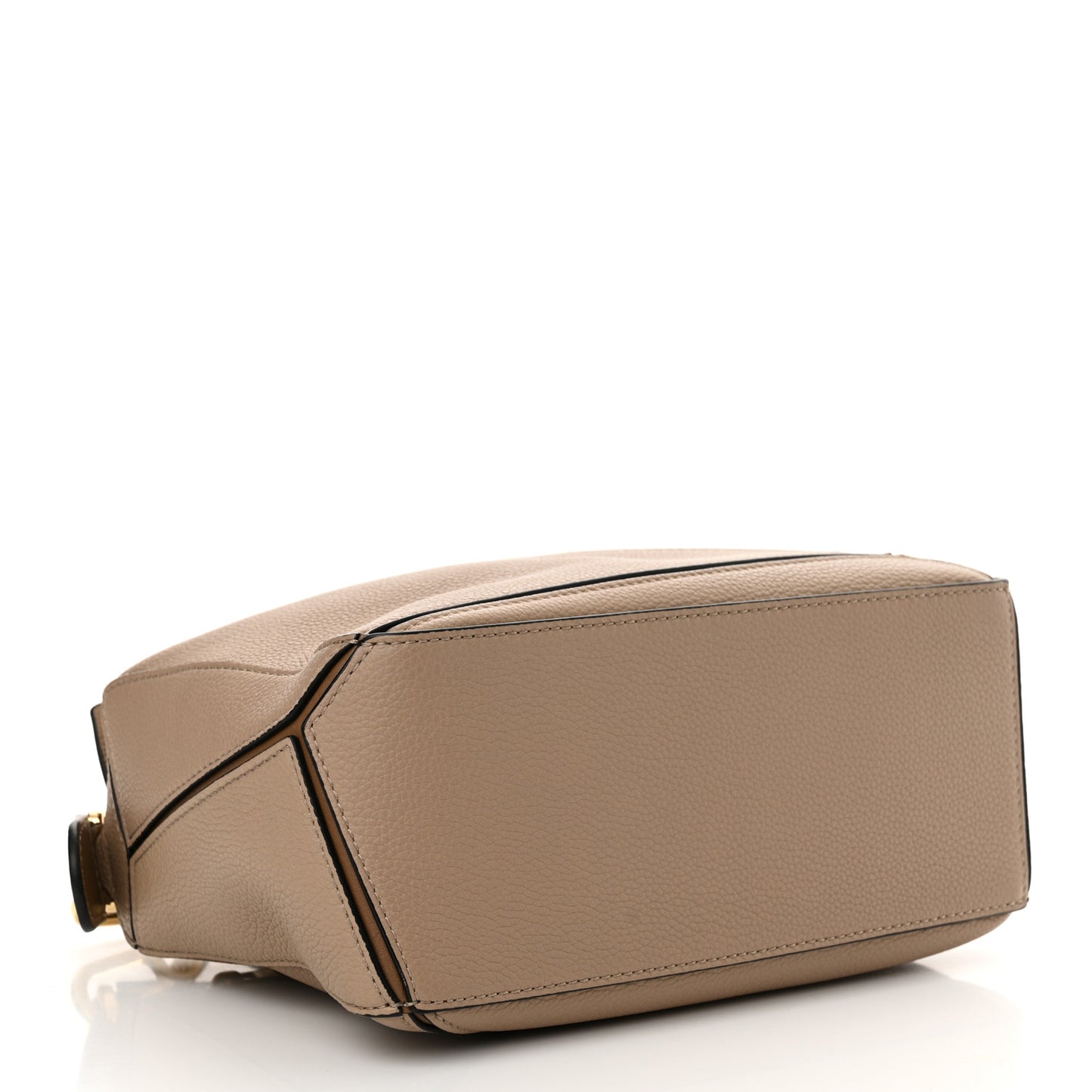 Grained Calfskin Small Puzzle Bag Sand Mink