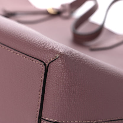 Burberry Grainy Calfskin Haymarket Check Medium Reversible Tote Dusty Pink 19 of 22