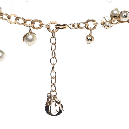 Christian Dior Pearl Mise en Dior Long Necklace Gold 4 of 5