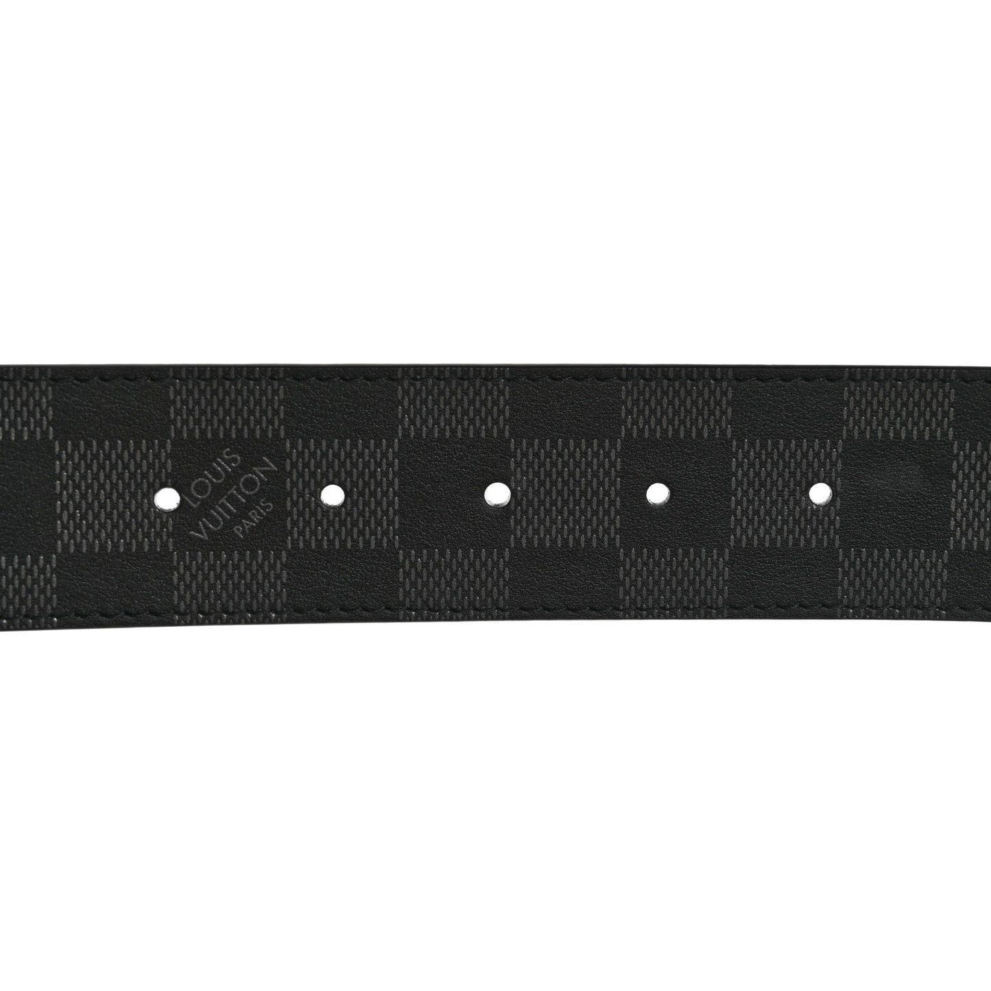 Damier Graphite Damier Infini 40mm LV Initiales Reversible Belt 95 38 Black