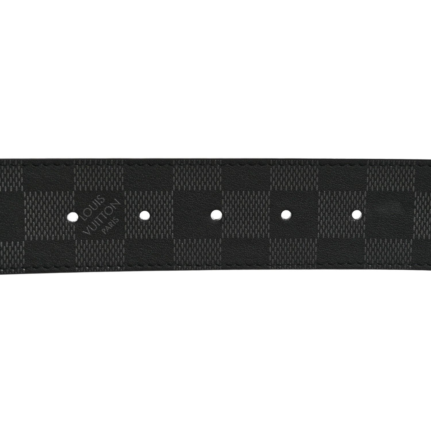 Louis Vuitton Damier Graphite Damier Infini 40mm LV Initiales Reversible Belt 95 38 Black 6 of 8