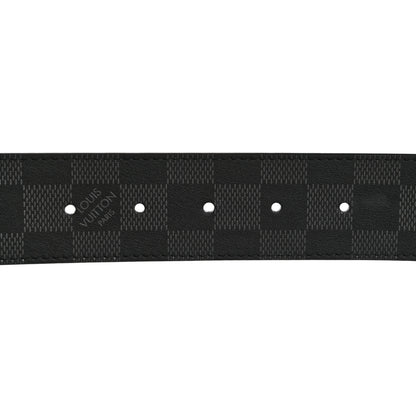 Louis Vuitton Damier Graphite Damier Infini 40mm LV Initiales Reversible Belt 95 38 Black 6 of 8