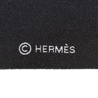 Hermes Silk Tea Time Twilly Black Rouge Multicolor 4 of 4