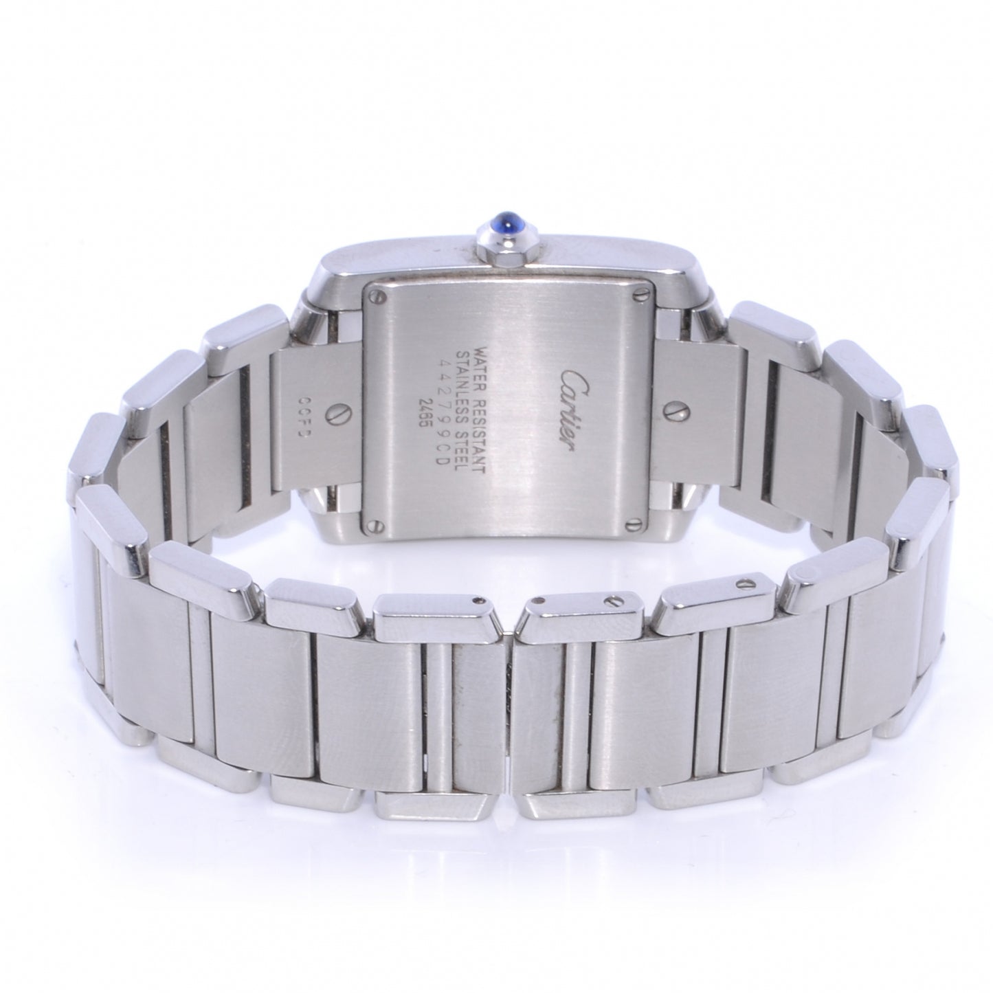 Stainless Steel 25mm Tank Francaise Quartz Watch