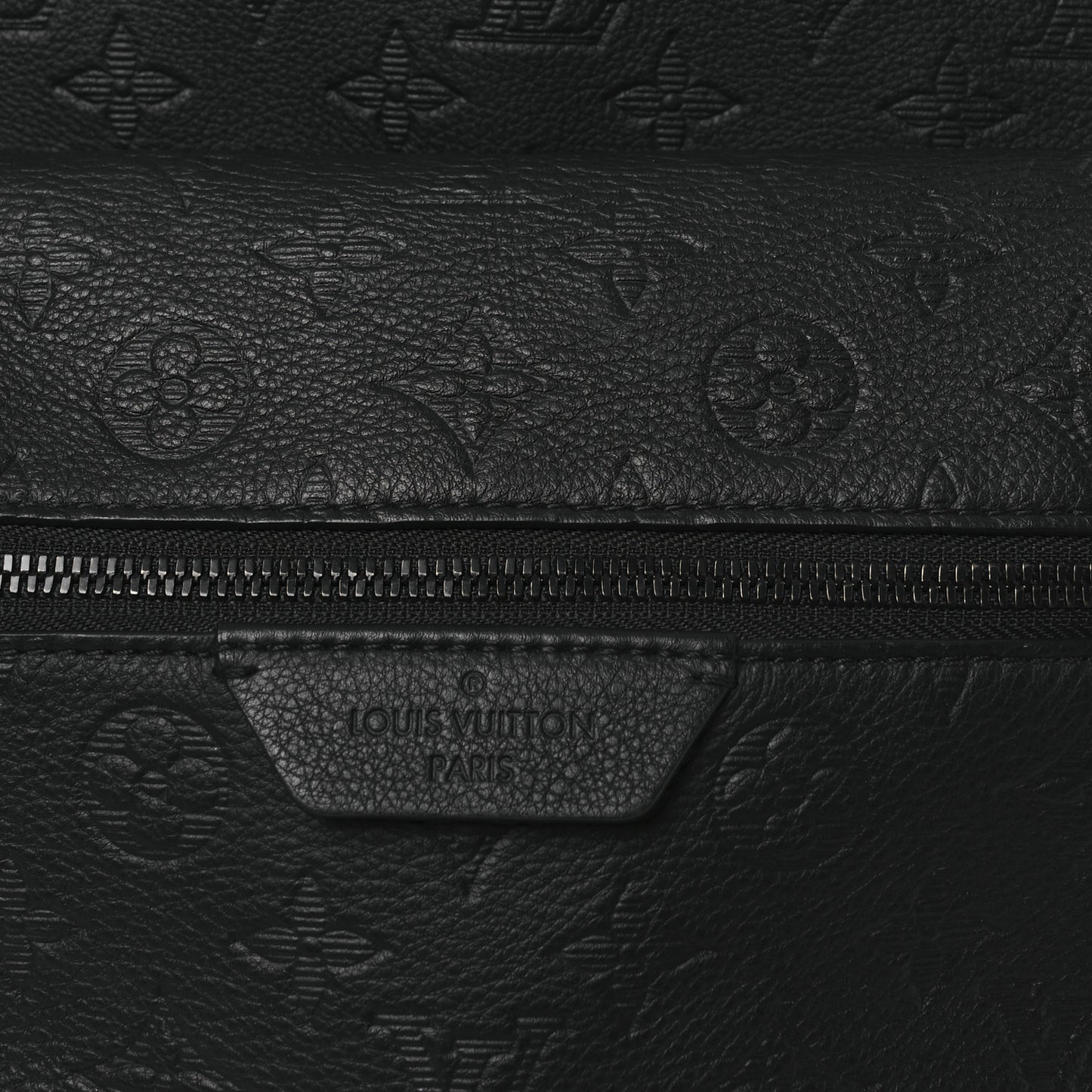 Calfskin Monogram Shadow Discovery Backpack  Black