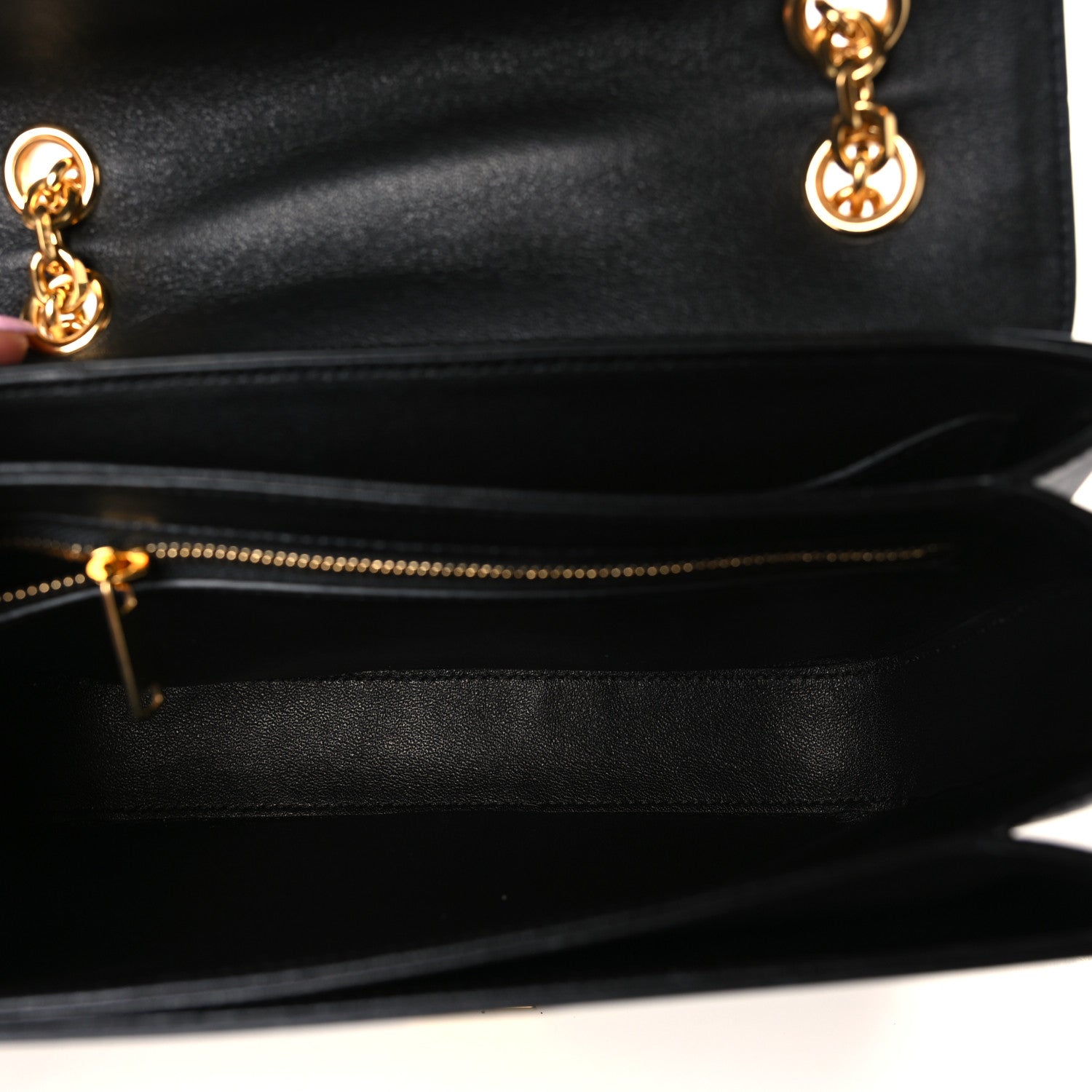 Celine Shiny Calfskin Medium C Bag Black 5 of 8