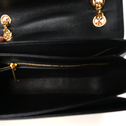 Celine Shiny Calfskin Medium C Bag Black 5 of 8