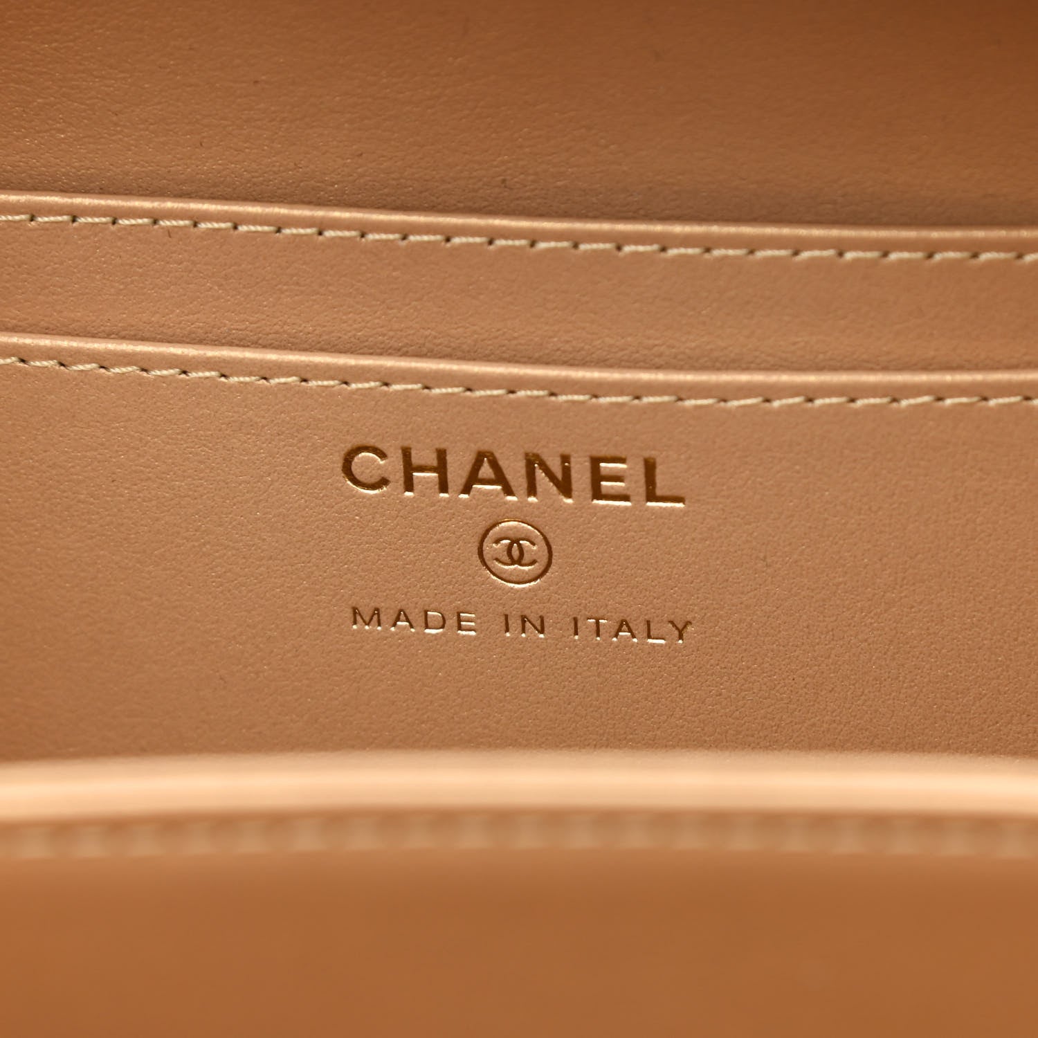 Chanel Lambskin Quilted Golden Plate Clutch With Chain Black 6 of 11